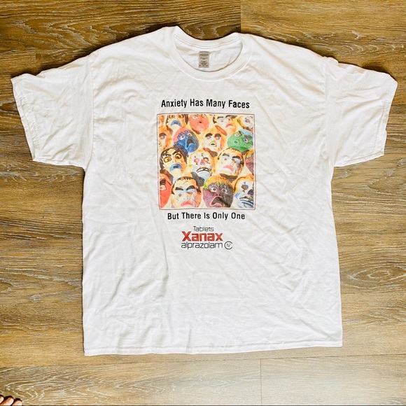 None Other - Deadstock XANAX MEDICAL AD T SHIRT vintage